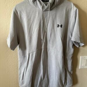 Under armour mens grey hoodie